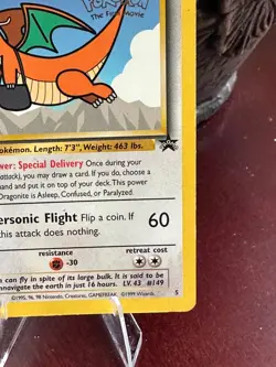 Pokemon - WOTC Black Star Promo - Dragonite - #5 - Image 3