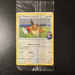 SEALED Eevee on the Ball | Pokemon Futsal 2020 Promo | NM - Image 1