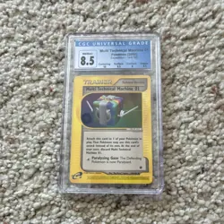 Pokemon TCG Multi Technical Machine 01 Expedition Trainer 144/165 CGC 8.5 - Image 1