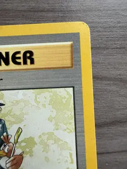 Pokemon TCG Trainer Pokemon Trader 77/102 Rare Base Set Vintage MP - Image 3