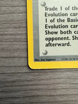 Pokemon TCG Trainer Pokemon Trader 77/102 Rare Base Set Vintage MP - Image 4