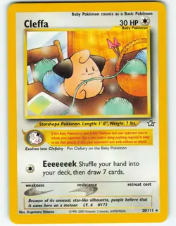 Cleffa - 20/111 Neo Genesis - Pokemon TCG - 2000 - Image 1