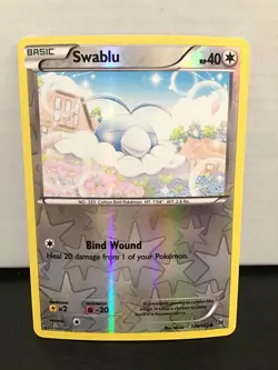 Swablu 124/162 Reverse Holo Common Pokemon BREAKthrough - Image 1