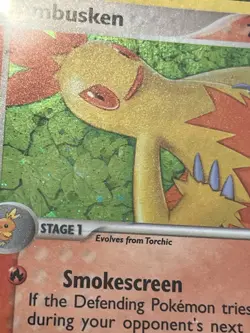 Combusken 6/17 Uncommon POP Series 4 Cosmos Holo Pokemon NM - Image 2