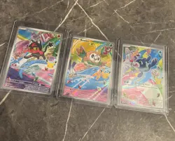 Pokemon First Partner Illustration Rare Gen 7 Bundle - Image 1
