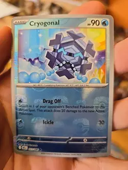 Pokemon TCG Cryogonal 027/086 Master Ball Pattern, Sv: Black Bolt - Image 1