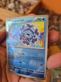 Pokemon TCG Cryogonal 027/086 Master Ball Pattern, Sv: Black Bolt - Image 3