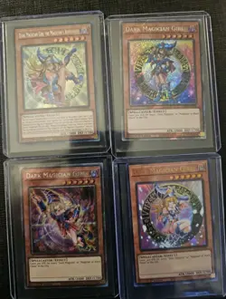 Dark Magician Girl Complete Art Set Quarter Century Alt Art Secret NM YuGiOh - Image 5