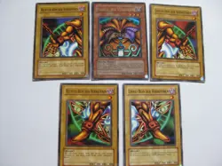 EXODIA KOMPLETT SET ALLE 5 TEILE Serie DB1 NM-ex YU-GI-OH Ultra Rare DB1-DE139 - Image 1