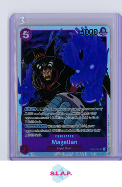 MAGELLAN ONE PIECE BANDAI OP02-085 SR OP02 ENGLISH - Image 1