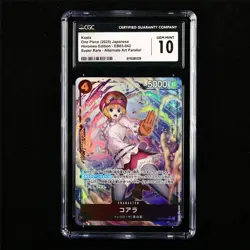CGC 10 GEM MINT 2025 One Piece JPN Koala EB03-042 SR (Alt Art) - Image 1