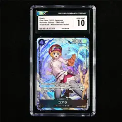 CGC 10 GEM MINT 2025 One Piece JPN Koala EB03-042 SR (Alt Art) - Image 2