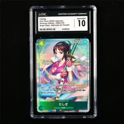 CGC 10 GEM MINT 2025 One Piece JPN Tashigi EB03-018 SR (Alt Art) - Image 1