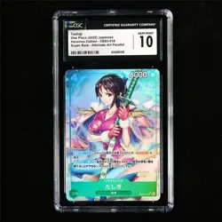 CGC 10 GEM MINT 2025 One Piece JPN Tashigi EB03-018 SR (Alt Art) - Image 2