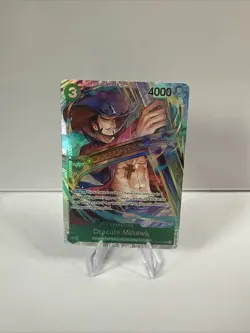 One Piece CCG TCG Dracule Mihawk SR St12-003 Foil - Image 1