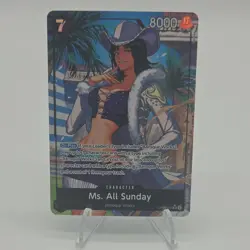 Bandai One Piece Ms. All Sunday OP14-084 Super Rare AA 7 Cost 8000 Power - Image 1