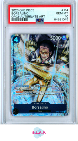 BORSALINO ONE PIECE OP02-114 2023 PARAMOUNT WAR AA EN PSA 10 - Image 1