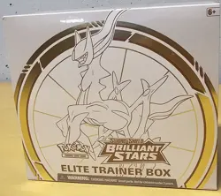 Pokemon TCG Sword & Shield Brilliant Stars Elite Trainer Box - 8 Packs 820650850127 - Image 1