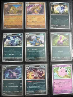 Pokemon 151 - Almost Complete Master Base Set With Binder 75% Complete - Image 4