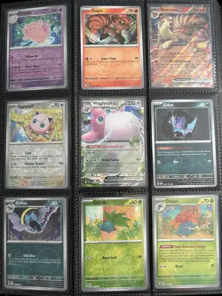 Pokemon 151 - Almost Complete Master Base Set With Binder 75% Complete - Image 5