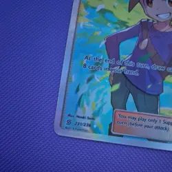 Blue's Tactics 231/236 Unified Minds Full Art Pokemon Card - Image 4