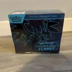 Phantasmal Flames ETB Sealed New Pokemon TCG Trading Card Game - Image 1