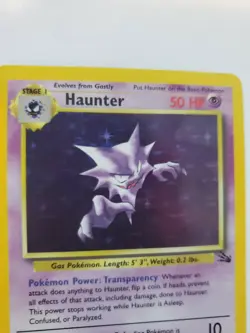 Haunter Fossil Pokemon Card Base WOTC - Image 3