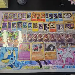 Pokemon Celebrations 25th Anniversary Cards Bundle x40 Inc. Mew NM With Binder - Image 1