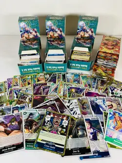 One Piece TCG Bundle x5 Boxes Of Common, Uncommon & Rare Trading Cards - Image 1