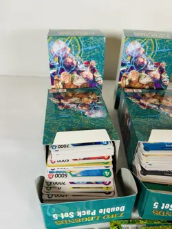 One Piece TCG Bundle x5 Boxes Of Common, Uncommon & Rare Trading Cards - Image 2