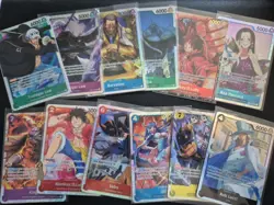 One Piece CCG TCG 12 Card SR Bundle - Image 1