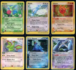 Pokemon EX SERIES - 6 Holo/Reverse Holo Card Bundle - ENG - Mixed Condition - Image 1