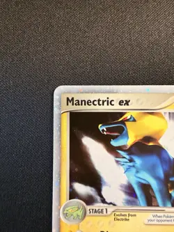 Manectric ex 101/107 EX Deoxys Ultra Rare Holo English Pokemon Card LP - Image 2