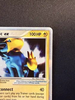 Manectric ex 101/107 EX Deoxys Ultra Rare Holo English Pokemon Card LP - Image 3