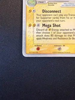 Manectric ex 101/107 EX Deoxys Ultra Rare Holo English Pokemon Card LP - Image 4