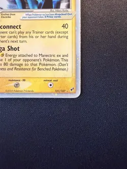 Manectric ex 101/107 EX Deoxys Ultra Rare Holo English Pokemon Card LP - Image 5