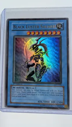 1996 Konami 1st Edition Yu-Gi-Oh Trading Card Pristine Black Luster Soldier YC1 - Image 1
