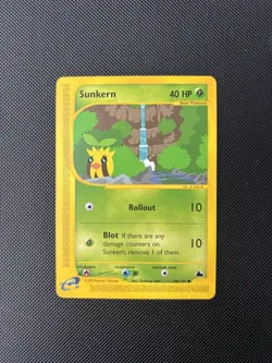 Pokemon Card Skyridge Sunkern 106/144 E Series Pokemon TCG - Image 1