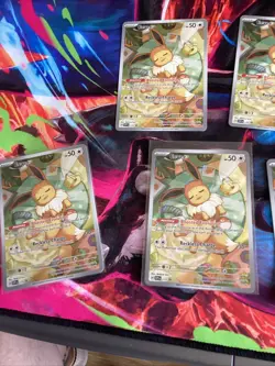 11 X Pokemon TCG Eevee 173 Holo Promo Card Prismatic Evolutions ETB - Image 2