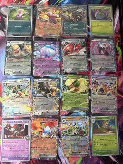 Pokemon 16 ENGLISH Card Lot nm V Max Mega Amazing Ex HOLO Rare Hits Only B70 - Image 1