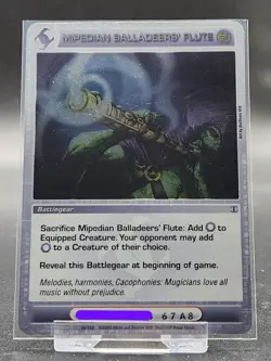 Chaotic Card : Mipedian Balladeer's Flute Turn Of The Tide Rare Battlegear - Image 1