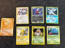 🔥 Pokemon Card Lot (7 Cards) – Vintage + DP Era + Promo (Palkia, Dialga, arbok - Image 3