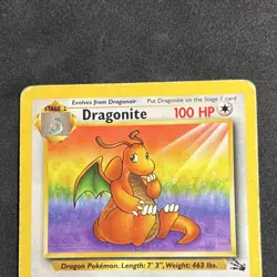 Dragonite 19/62 Fossil Rare 1999 Pokemon TCG Card English Regular Unlimited - Image 2