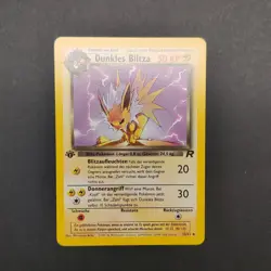 Pokemon TCG Karte - Dunkles Blitza 38/82 - Team Rocket - 1. Edition Deutsch NM - Image 2