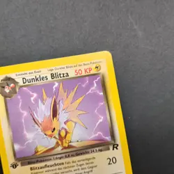 Pokemon TCG Karte - Dunkles Blitza 38/82 - Team Rocket - 1. Edition Deutsch NM - Image 5