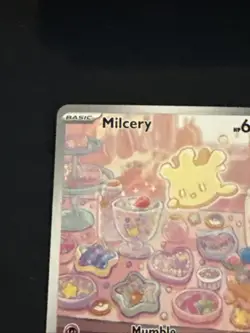 Pokemon Milcery 152/142 Sv07: Stellar Crown Illustration Rare Holo Card - Image 5