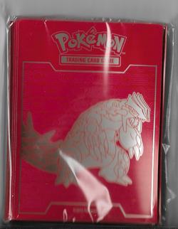 Pokemon TCG Groudon XY Primal Clash Elite Trainer Box Card Sleeves Set of 65 New - Image 1