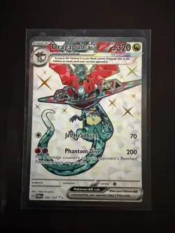 Dragapult EX 200/167 SV06 Twilight Masquerade Holo Full Art Card Rare Nm - Image 1