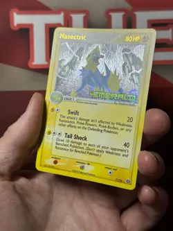 MANECTRIC 7/106 EX Emerald REVERSE HOLO STAMPED rare Pokemon TCG card NM CLEAN - Image 3
