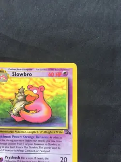 Pokemon Cards: Fossil 1st Edition Uncommon: Slowbro 43/62 - Image 3